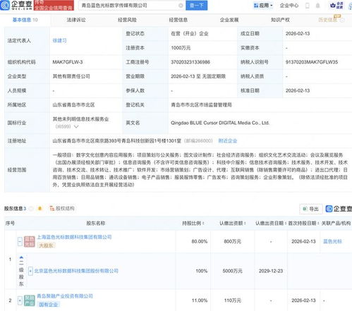 藍色光標青島布局數字傳媒，賦能數字文化創意新生態